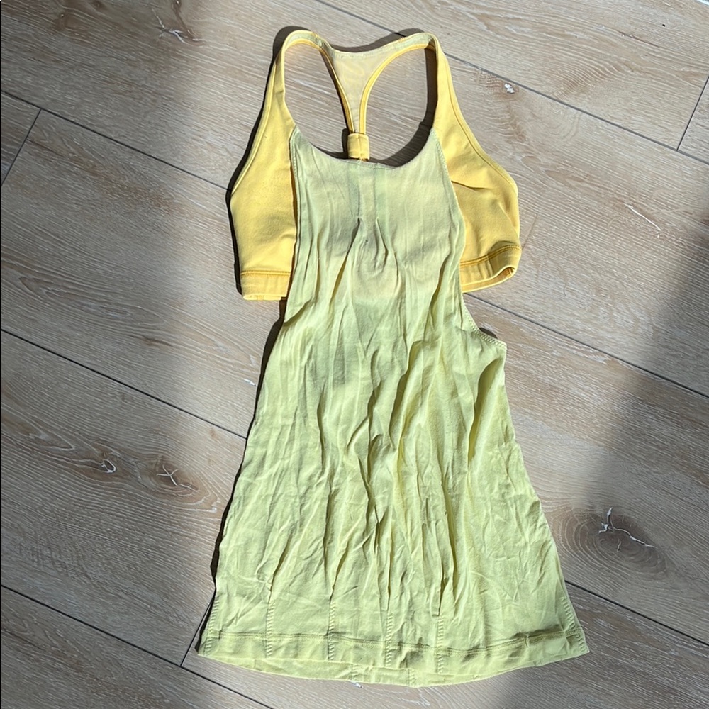 Lululemon women’s Yellow Racerback Tank Top